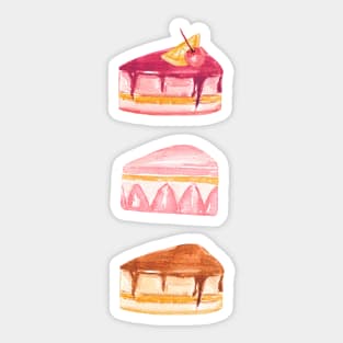 Watercolor Shortcakes Sticker